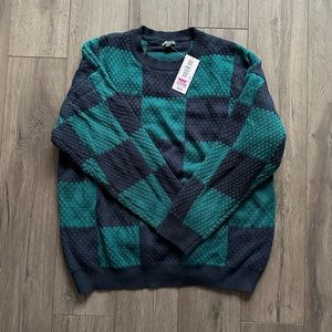 Wild Fable Checkered Sweater